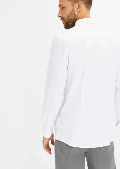 Camisa formal con elástico y corte regular
