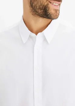 Camisa formal con elástico y corte regular