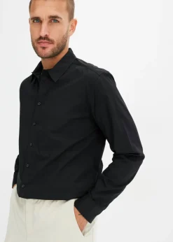 Camisa formal con elástico y corte regular