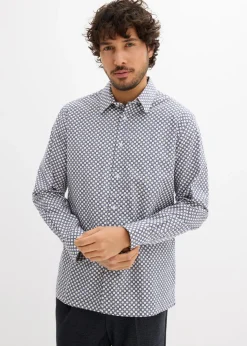 Camisa formal de algodón puro, modern fit
