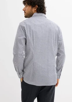 Camisa formal de algodón puro, modern fit
