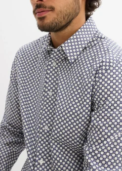 Camisa formal de algodón puro, modern fit