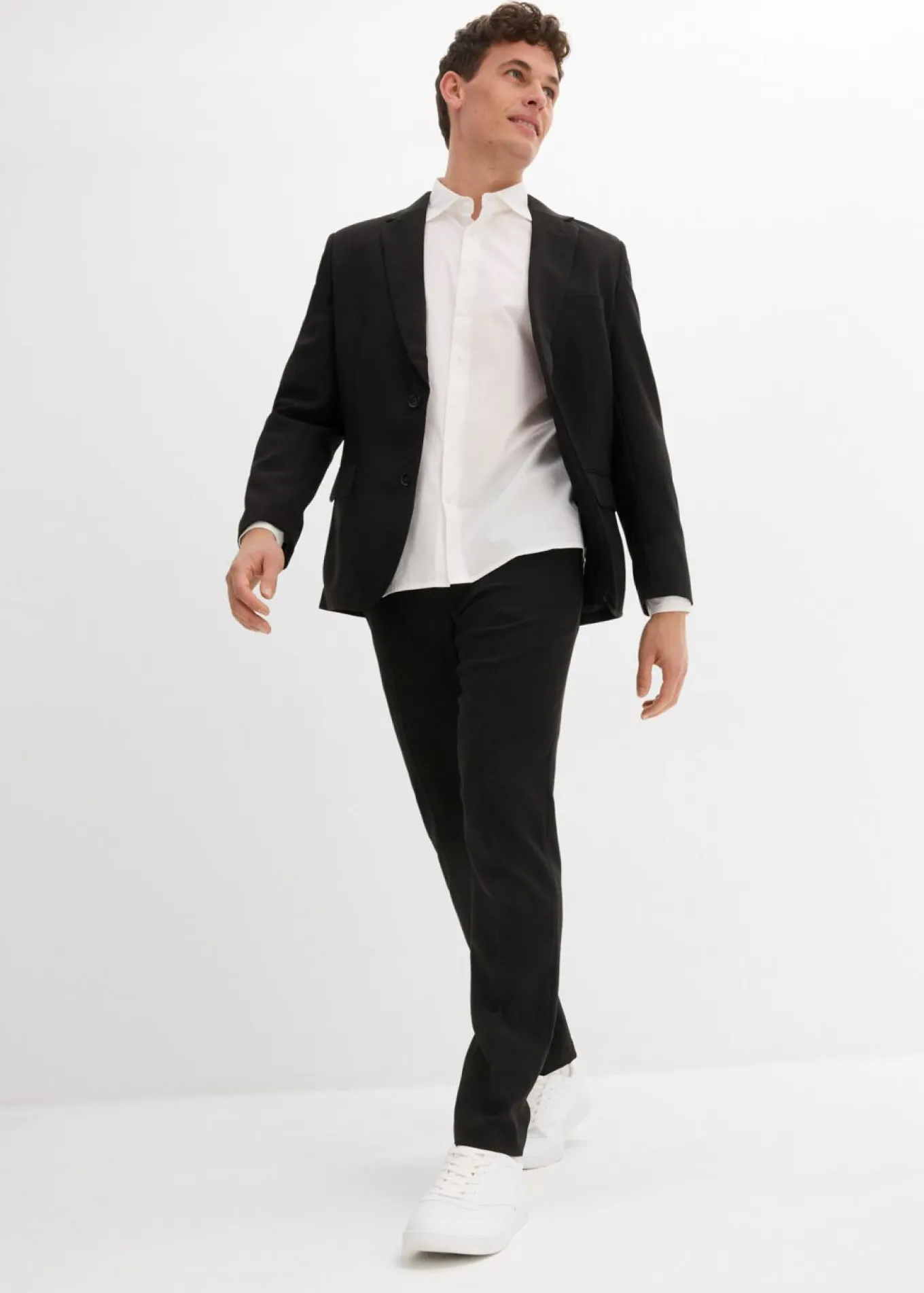 Camisa formal de algodón puro con corte regular