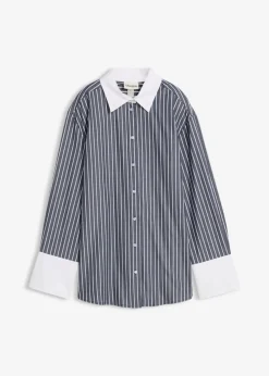 Camisa holgada de algodón puro
