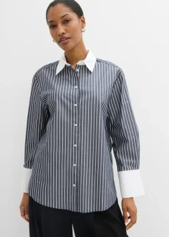 Camisa holgada de algodón puro