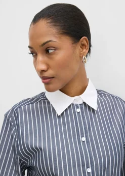 Camisa holgada de algodón puro