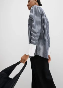 Camisa holgada de algodón puro