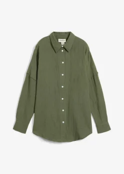 Camisa holgada de muselina ligera