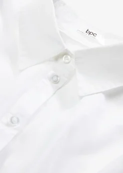 Camisa oversize de algodón con mangas 3/4