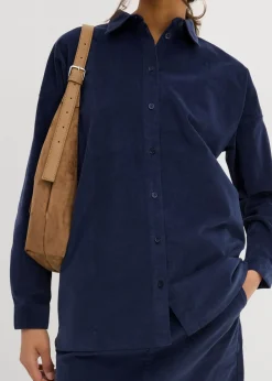 Camisa oversize de pana