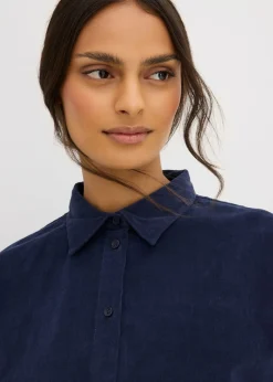 Camisa oversize de pana