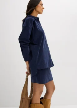 Camisa oversize de pana