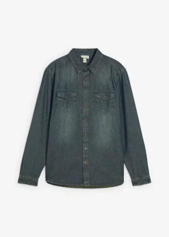 Camisa vaquera de algodón puro