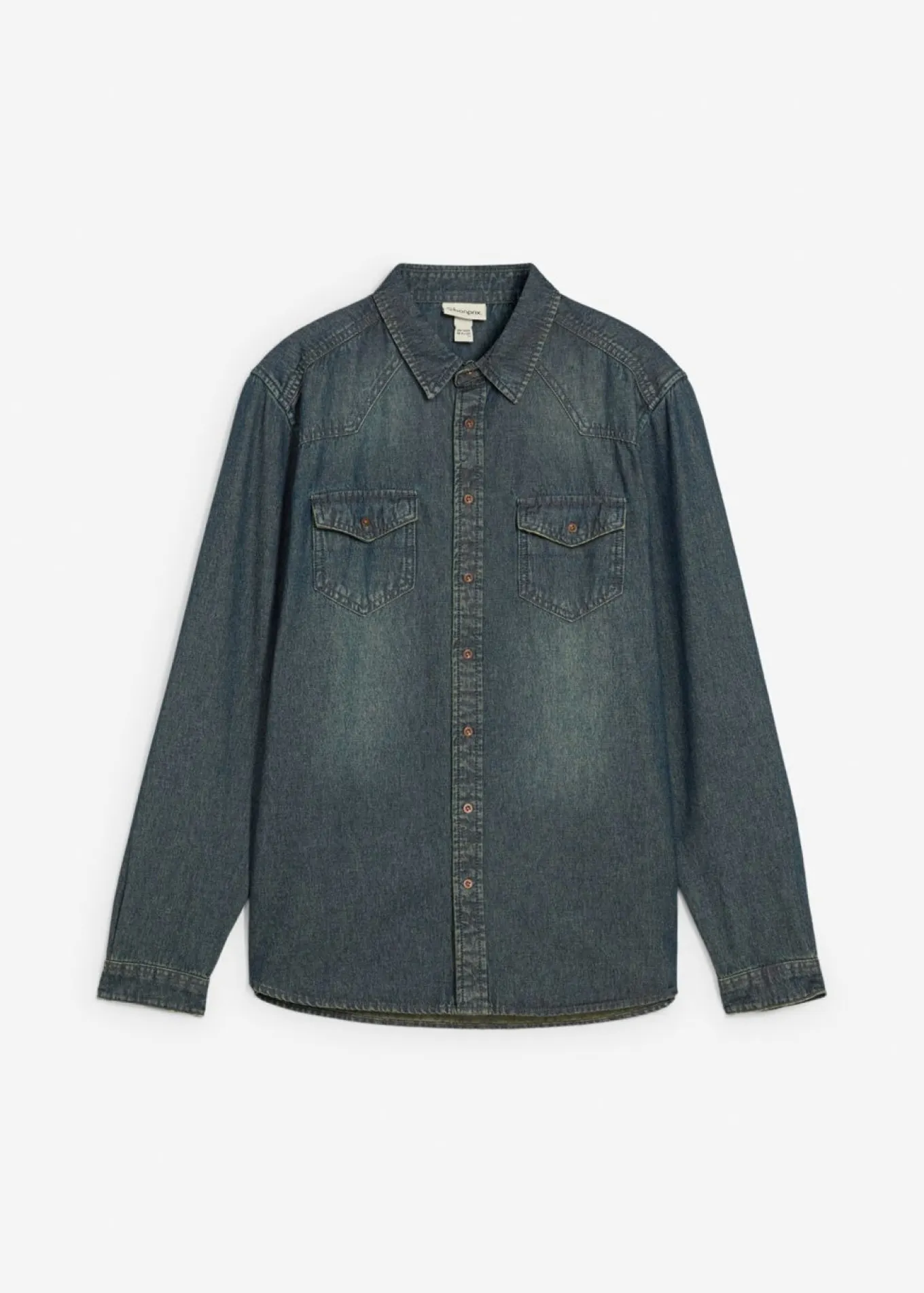 Camisa vaquera de algodón puro