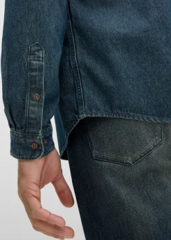 Camisa vaquera de algodón puro