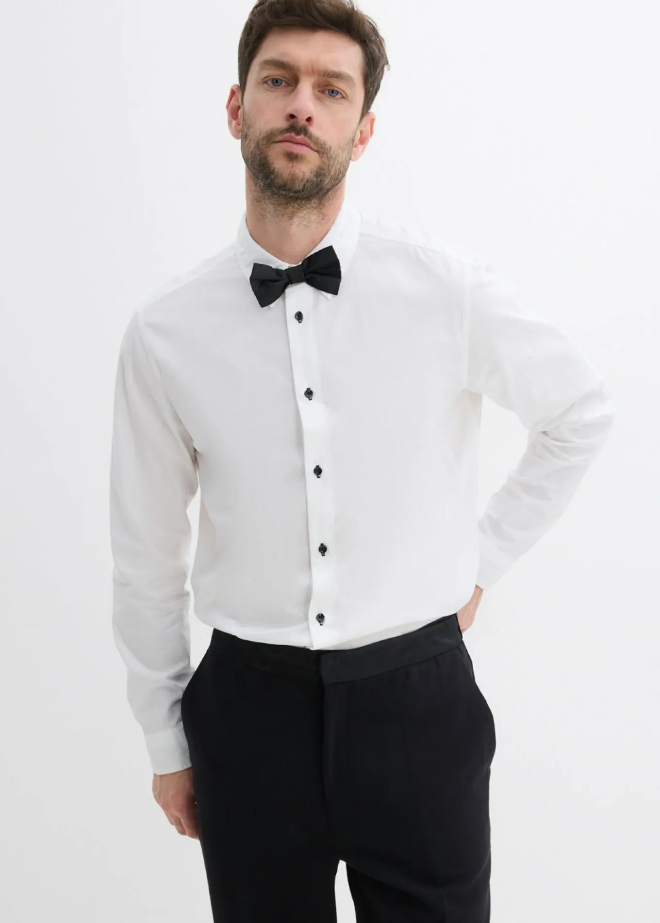 Camisa y pajarita (2 piezas)