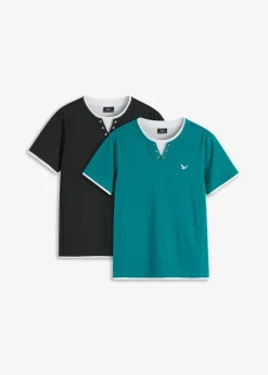 Camiseta 2 en 1 de manga corta (2 unidades)