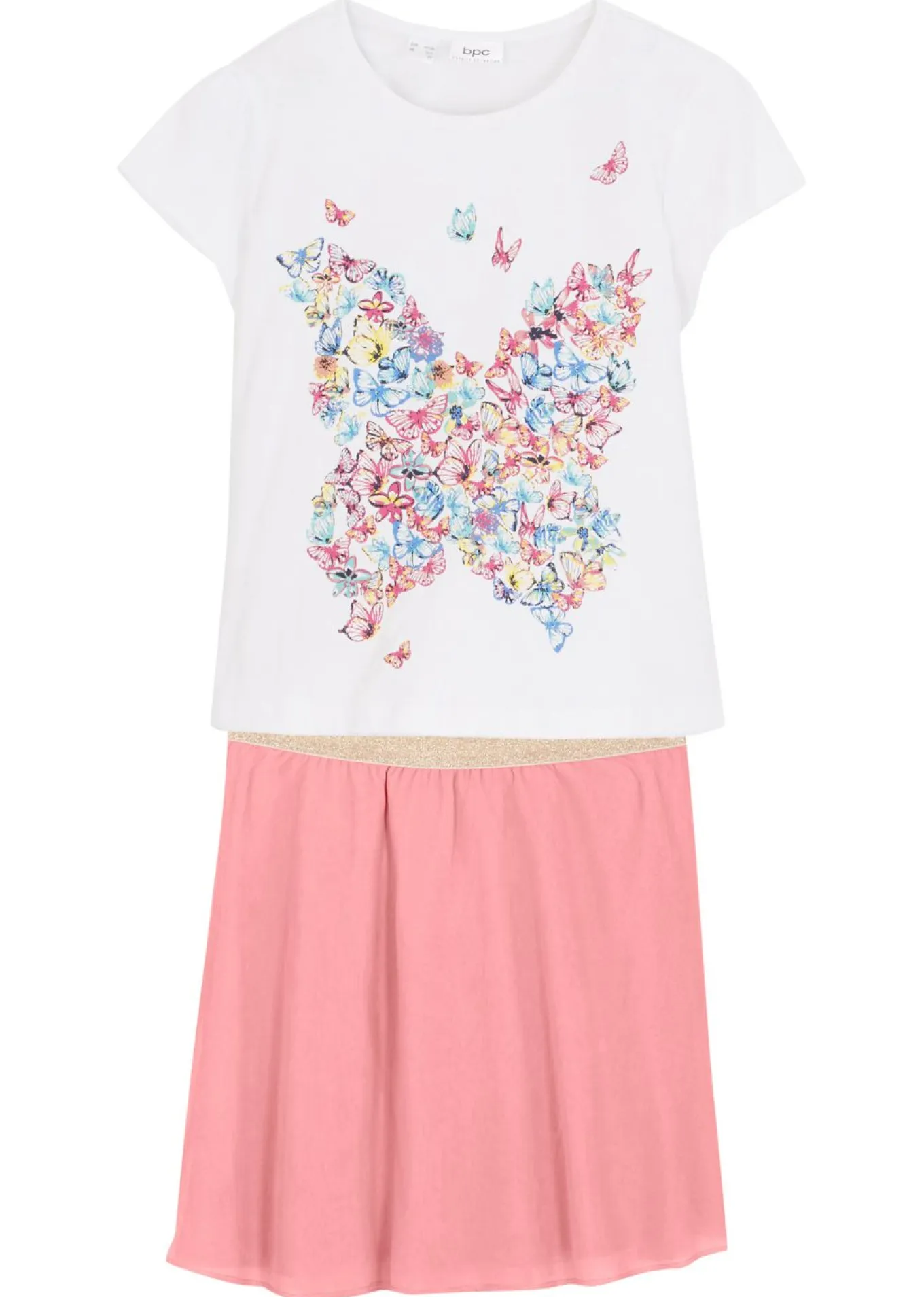 Camiseta + falda (conjunto de 2 piezas)