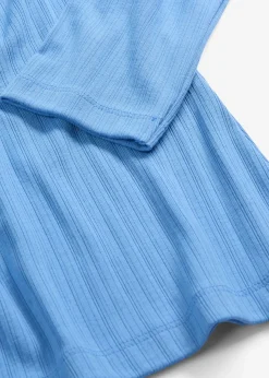 Camiseta acanalada de manga larga