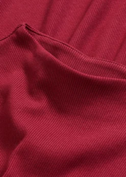 Camiseta acanalada de manga larga