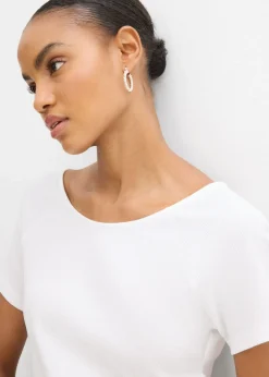 Camiseta ajustada de algodón orgánico puro
