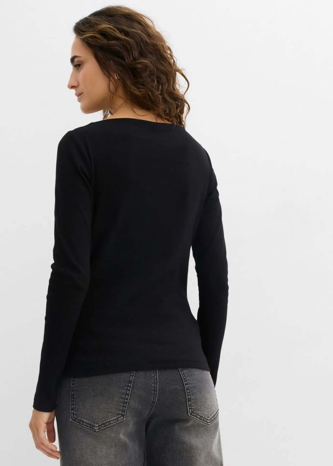 Camiseta ajustada de canalé
