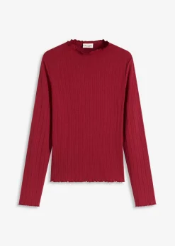 Camiseta ajustada de canalé