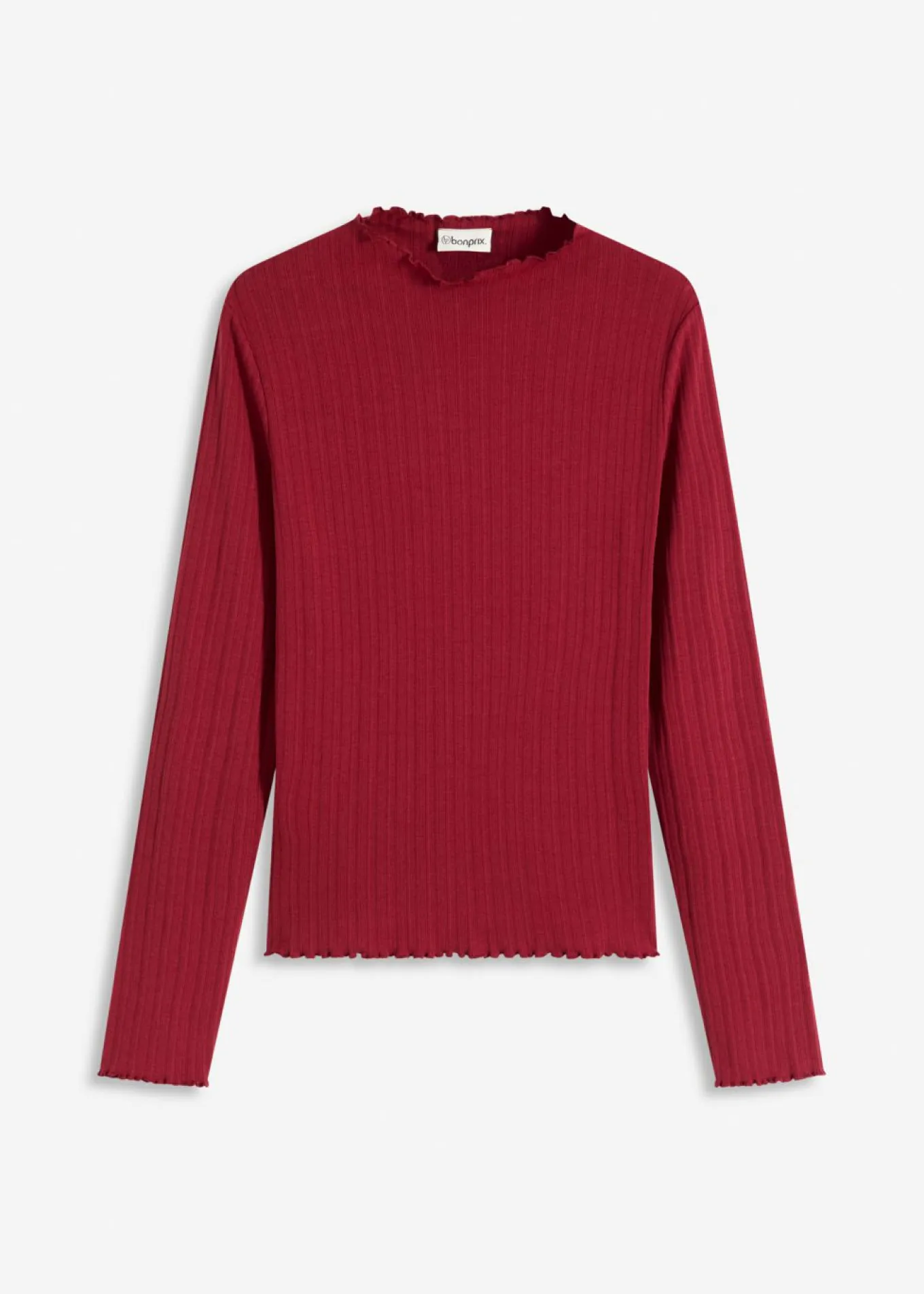 Camiseta ajustada de canalé