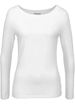 Camiseta ajustada de manga larga