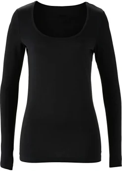 Camiseta ajustada de manga larga