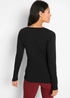 Camiseta ajustada de manga larga