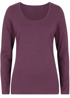 Camiseta ajustada de manga larga