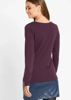 Camiseta ajustada de manga larga