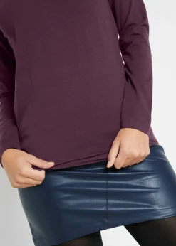 Camiseta ajustada de manga larga