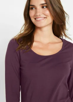 Camiseta ajustada de manga larga