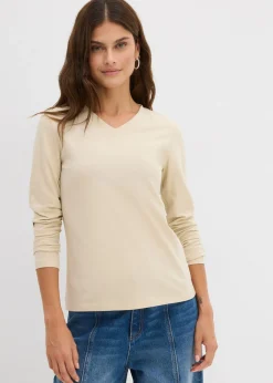 Camiseta ajustada de manga larga