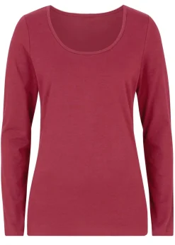 Camiseta ajustada de manga larga