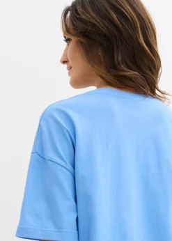 Camiseta ancha de algodón orgánico puro