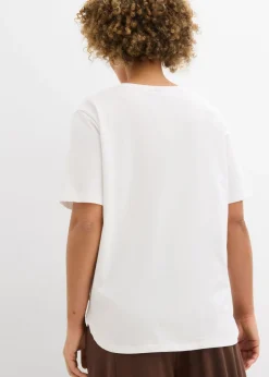 Camiseta ancha de algodón orgánico