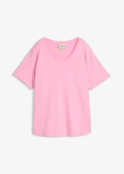 Camiseta ancha de algodón orgánico