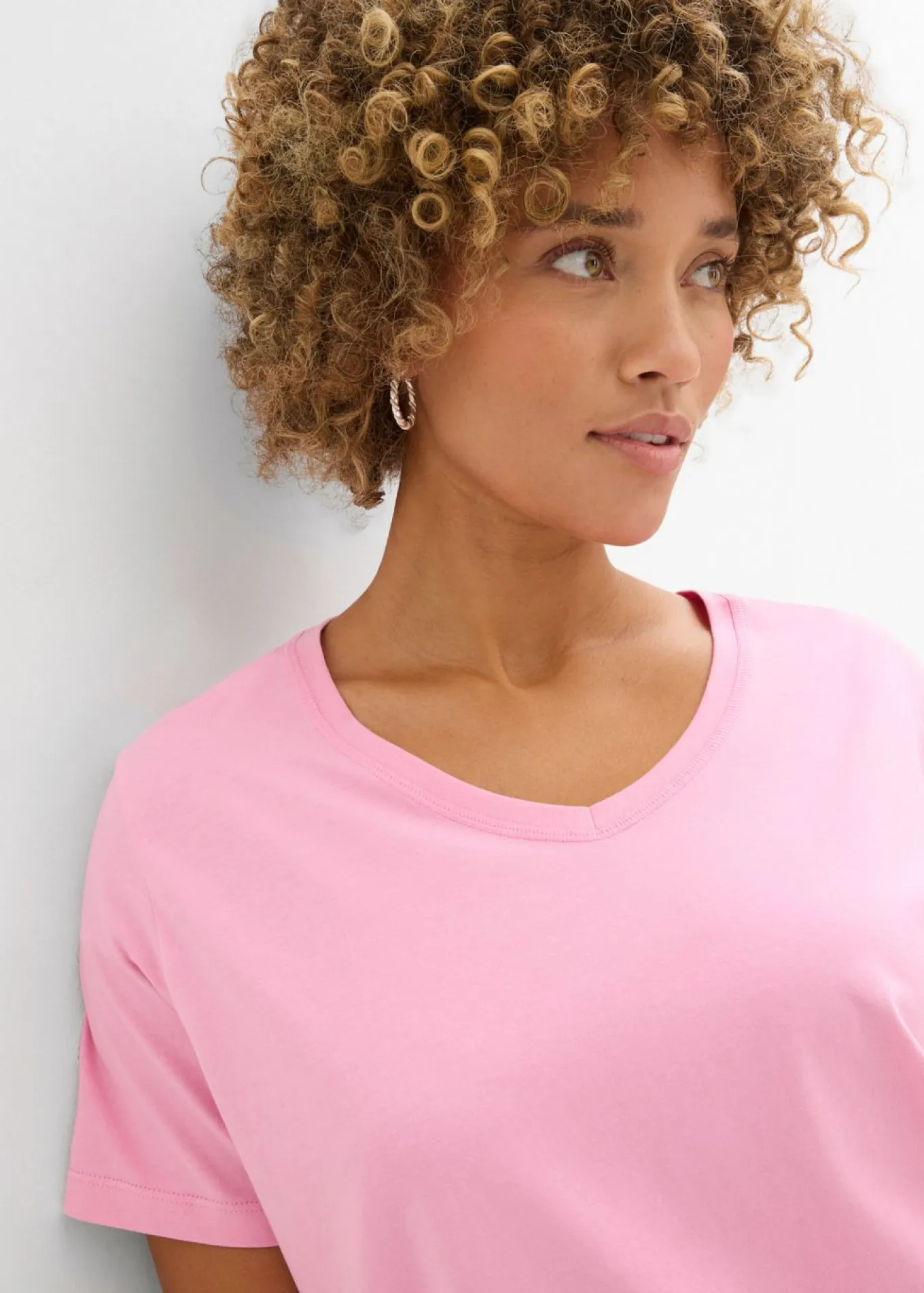 Camiseta ancha de algodón orgánico