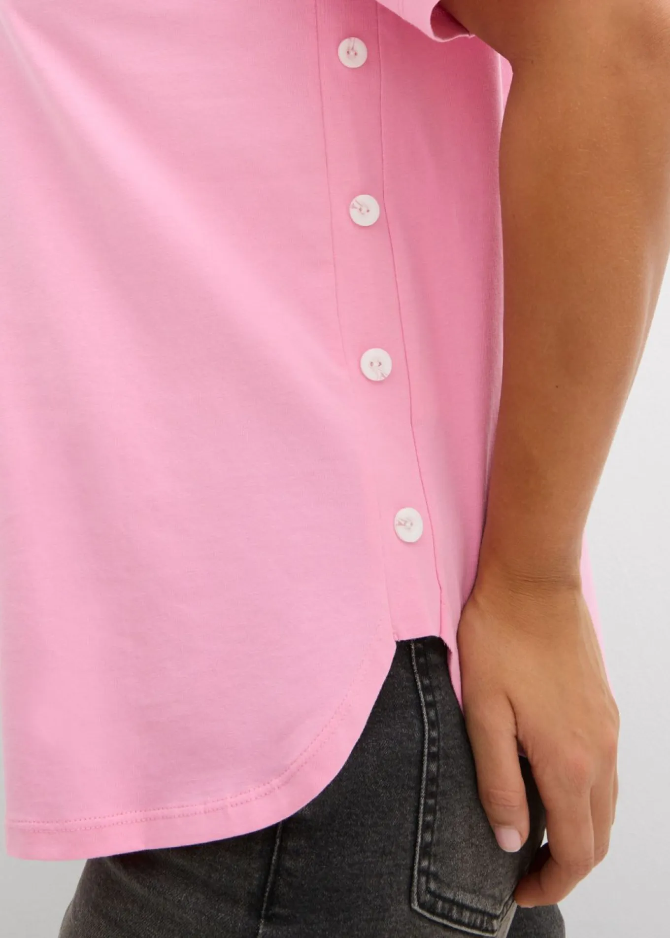 Camiseta ancha de algodón orgánico