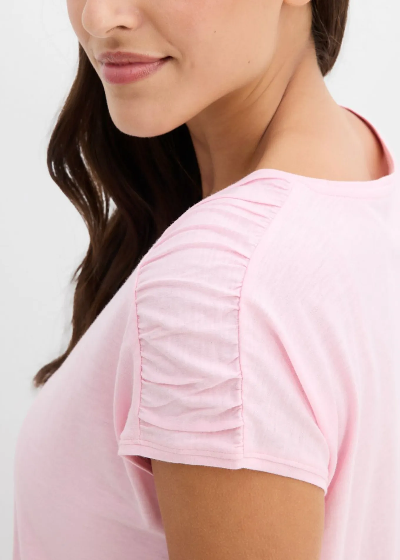 Camiseta boxy de manga corta
