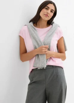 Camiseta boxy de manga corta