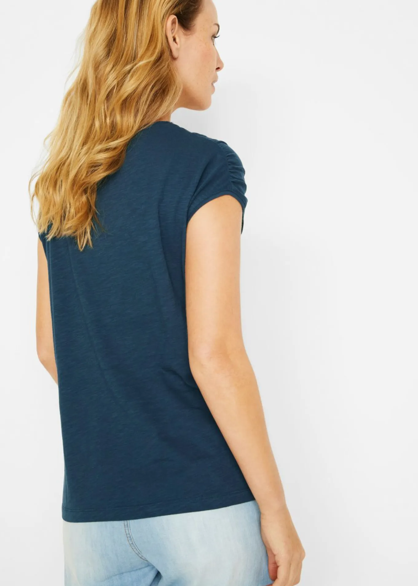 Camiseta boxy de manga corta