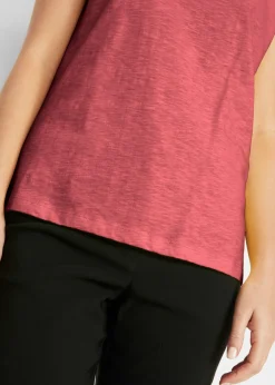 Camiseta boxy de manga corta
