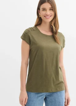 Camiseta boxy de manga corta