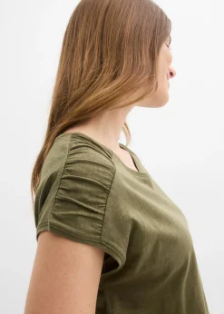 Camiseta boxy de manga corta