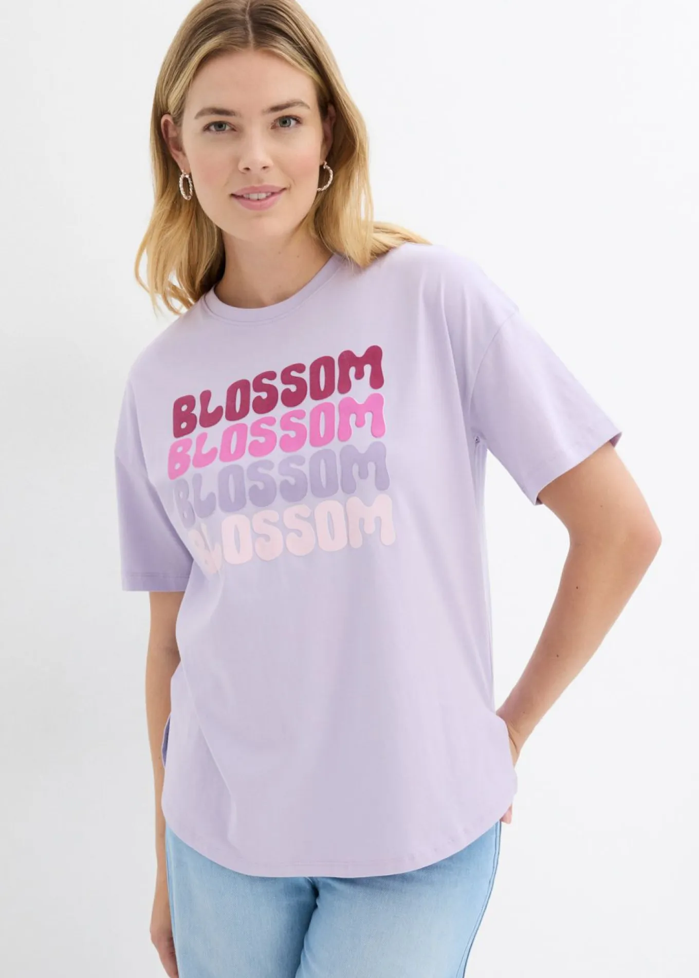 Camiseta boxy oversize de algodón orgánico