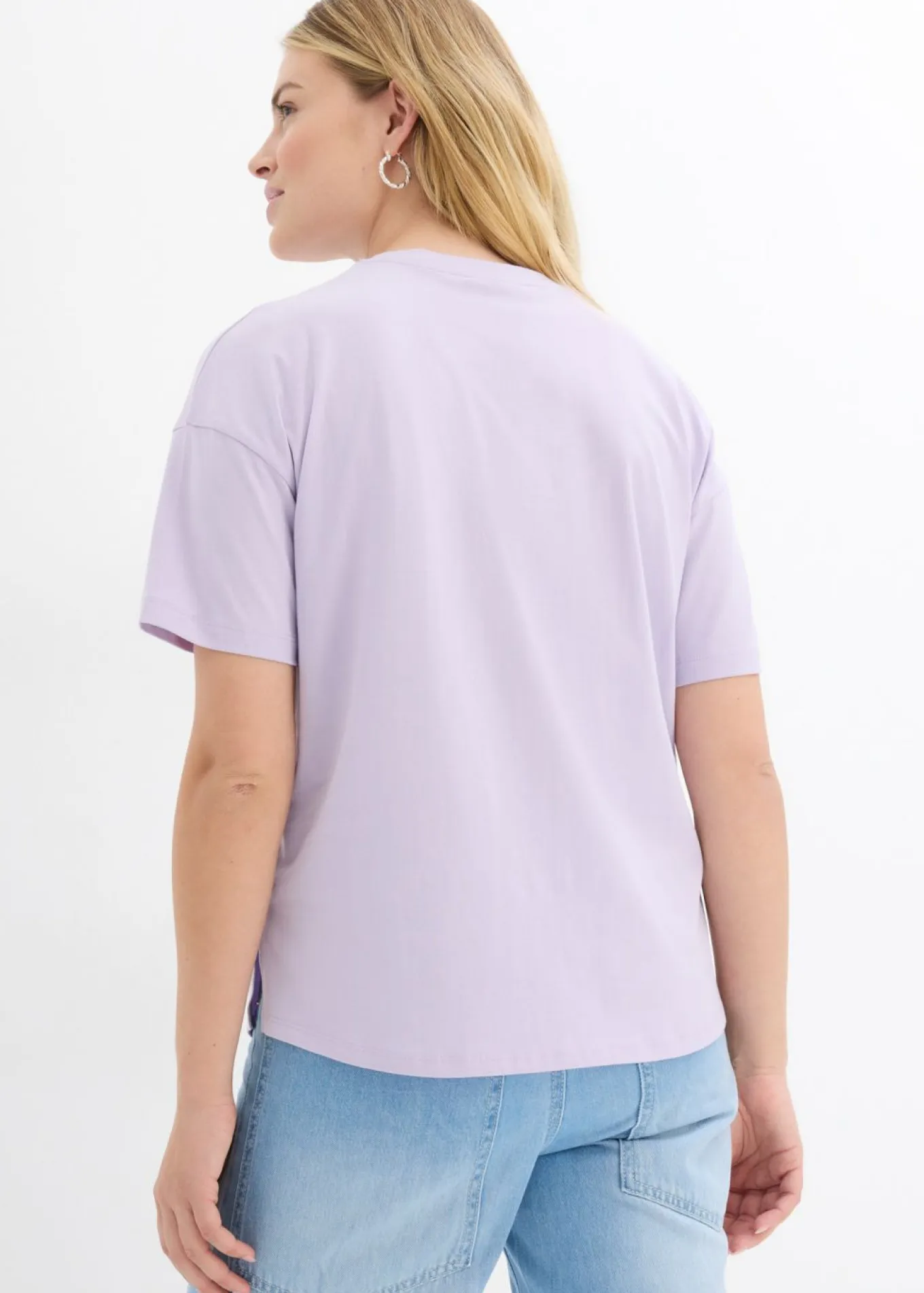 Camiseta boxy oversize de algodón orgánico